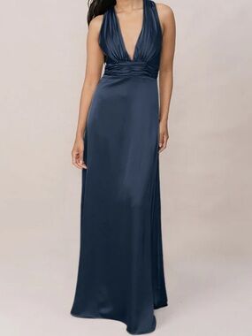 Revelry Dylan “Romantic Blue” Deep Evening Gown NWT Never altered